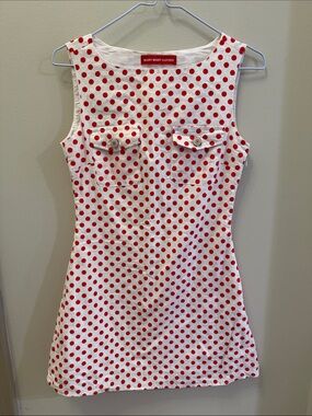 Many Many Clothes The Paloma Dress - Red Polka Dot size US Small Size 4-6
